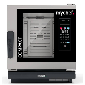 Piec konwekcyjno-parowy elektryczny, automatyczny system myjący, 6xGN1/1, 7,3 kW, 400 V | MYCHEF, Cook MASTER Compact 061E