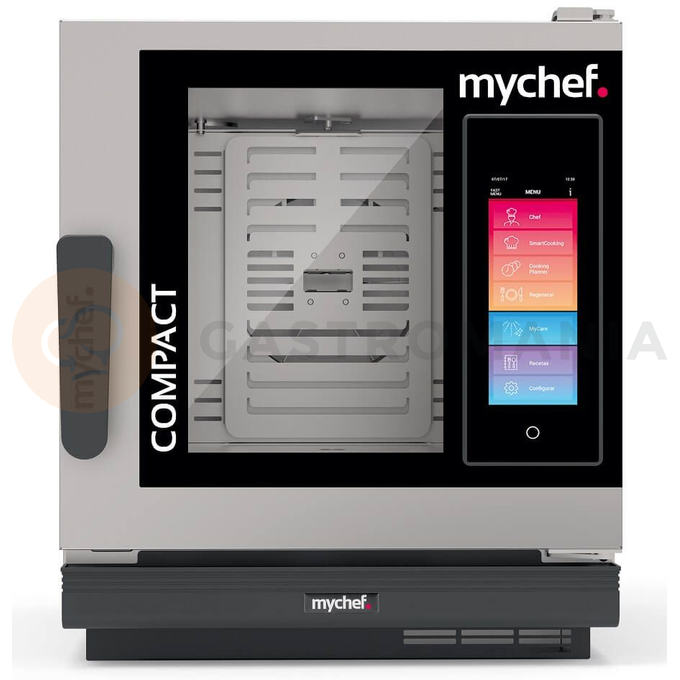 Piec konwekcyjno-parowy elektryczny, automatyczny system myjący, 6xGN2/3, 6,3 kW, 400 V | MYCHEF, iCook Compact 623E