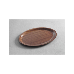 Taca owalna, antypoślizgowa, drewniana 29x21 cm | HENDI, 507933