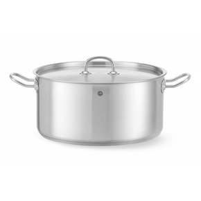 Garnek niski z pokrywką o średnicy 32 cm, 12 l | HENDI, Kitchen Line
