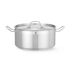 Garnek niski z pokrywką o średnicy 32 cm, 12 l | HENDI, Profi Line
