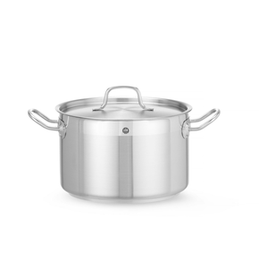 Garnek średni z pokrywką o średnicy 24 cm, 7 l | HENDI, Profi Line