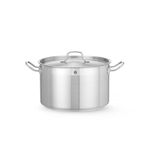 Garnek średni z pokrywką o średnicy 28 cm, 10 l | HENDI, Profi Line