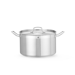 Garnek średni z pokrywką o średnicy 32 cm, 15 l | HENDI, Profi Line