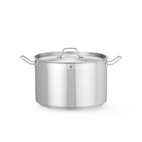 Garnek średni z pokrywką o średnicy 36 cm, 23,5 l | HENDI, Profi Line