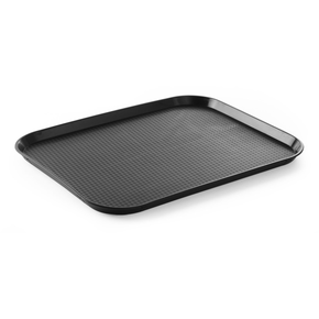Taca polipropylenowa Fast Food 35x45 cm, czarna | HENDI, 878859