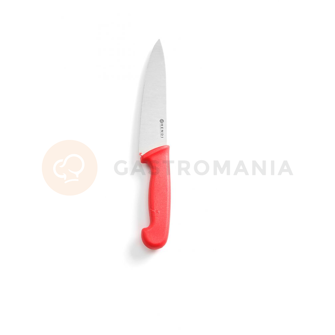 Nóż kucharski HACCP 18 cm, czerwony | HENDI, 842621
