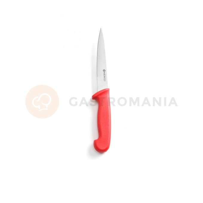 Nóż do filetowania HACCP 15 cm, czerwony | HENDI, 842522
