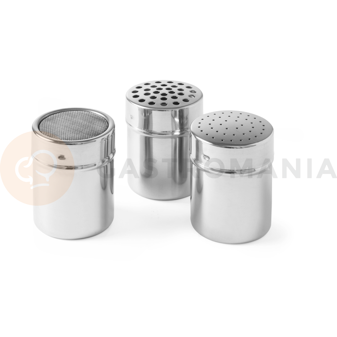 Pojemnik stalowy, kuchenny - do pieprzu lub soli, średnica: 5,5x7,5 cm  | HENDI, 631201
