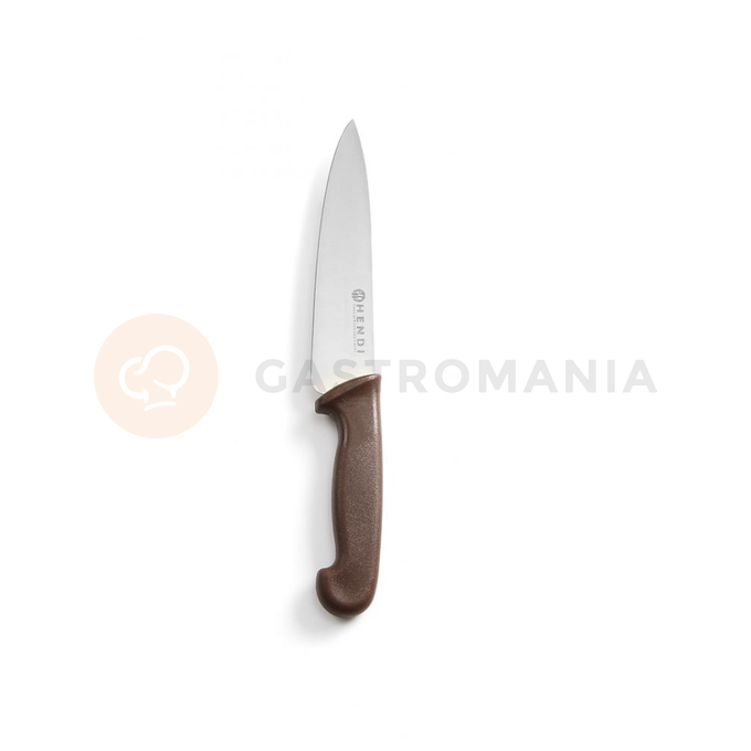Nóż kucharski HACCP 18 cm, brązowy | HENDI, 842669
