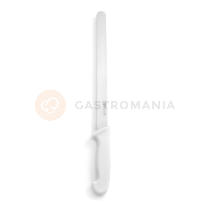 Nóż do chleba/ciast HACCP 30 cm, biały | HENDI, 843154