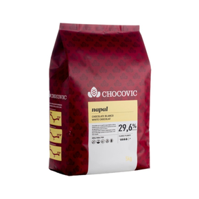 Klasyczna biała czekolada 29,6%, Napal, dropsy 5 kg torba  | CHOCOVIC, CHW-R36NEPA-D38