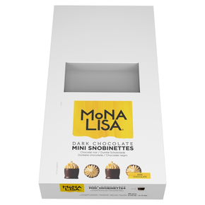 Kubeczki z ciemnej czekolady Mini Snobinettes 21x23 mm, 9 ml - 90 szt. | MONA LISA, CHD-CV-19926E0-999