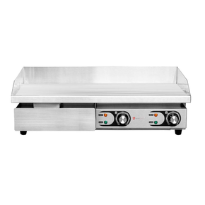Płyta grillowa elektryczna, gładka, nastawna, 4,4 kW, 730x470x250 mm | RESTO QUALITY, RQEG820