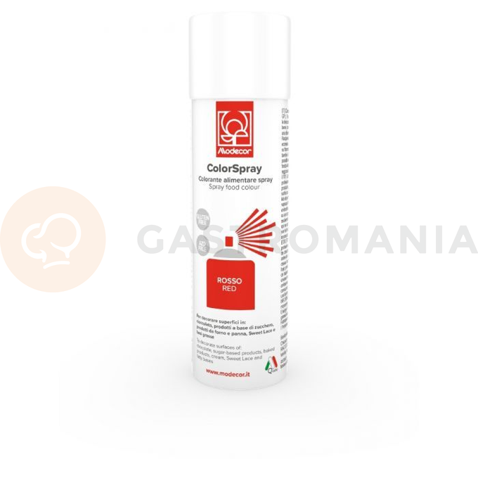 Barwnik w sprayu, azo-free, czerwony 250 ml | MODECOR, 23165