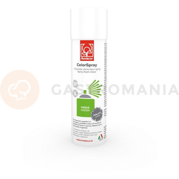 Barwnik w sprayu, azo-free, perłowy, zielony 250 ml | MODECOR, 23618