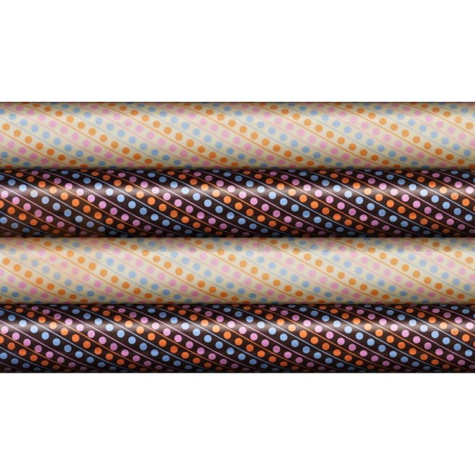 Folia transferowa, kropki, 4 wzory, 30x40 cm | MODECOR, 81399