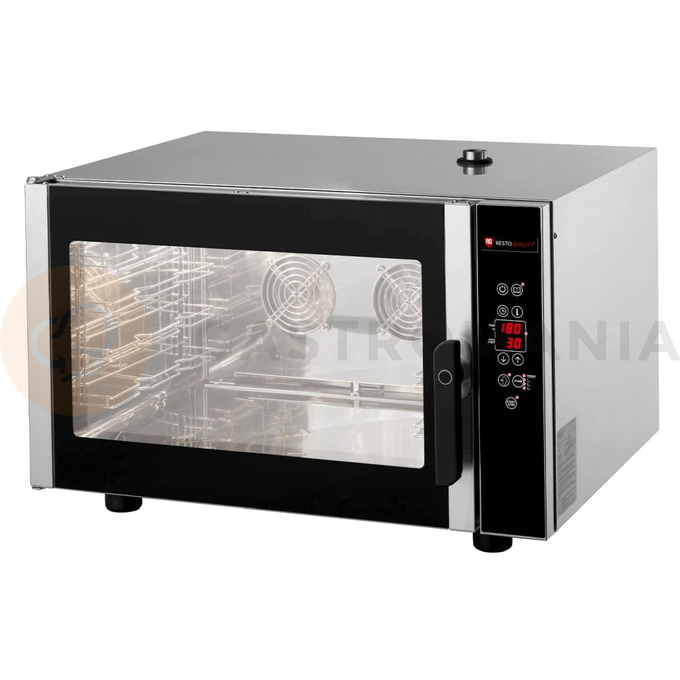 Piec konwekcyjno-parowy, 4x 600x400mm, 4x GN1/1, sterowanie elektroniczne | RESTO QUALITY, VS DP 004E