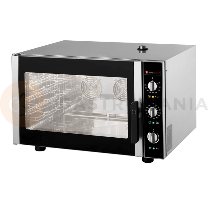 Piec konwekcyjno-parowy, 4x 600x400mm, 4x GN1/1, sterowanie manualne | RESTO QUALITY, VS DA 004E