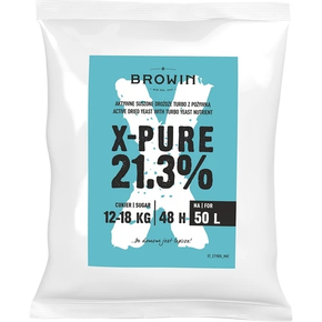 Drożdże gorzelnicze Turbo X-Pure 21,3% - 250 g | BROWIN, 403107