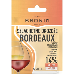 Drożdże winiarskie Bordeaux, 20 ml | BROWIN, 400110