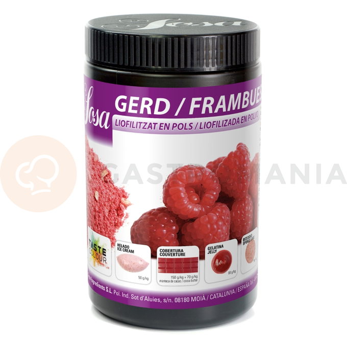 Liofilizowane maliny w proszku 300 g | SOSA, 37855