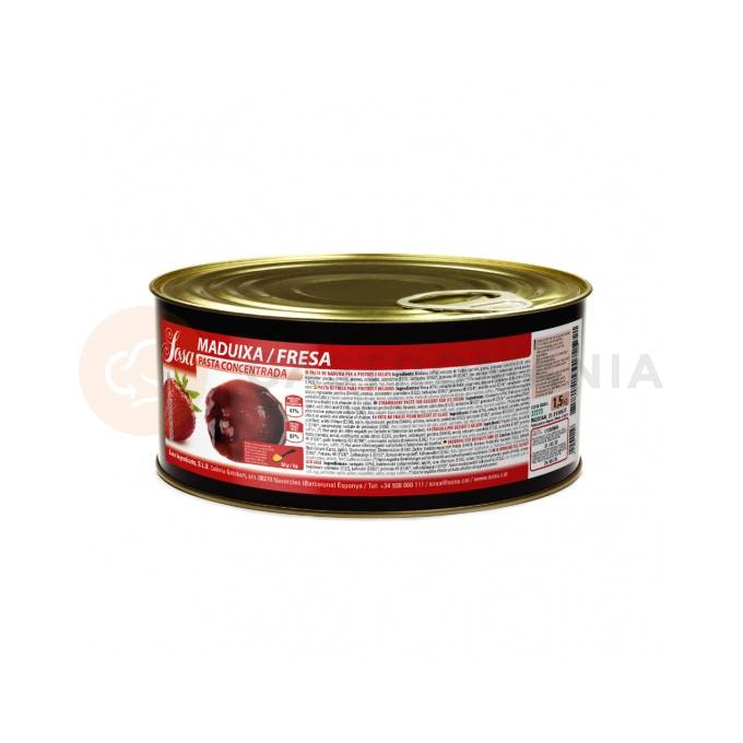 Pasta truskawkowa, skoncentrowana 1,5 kg | SOSA, 37273