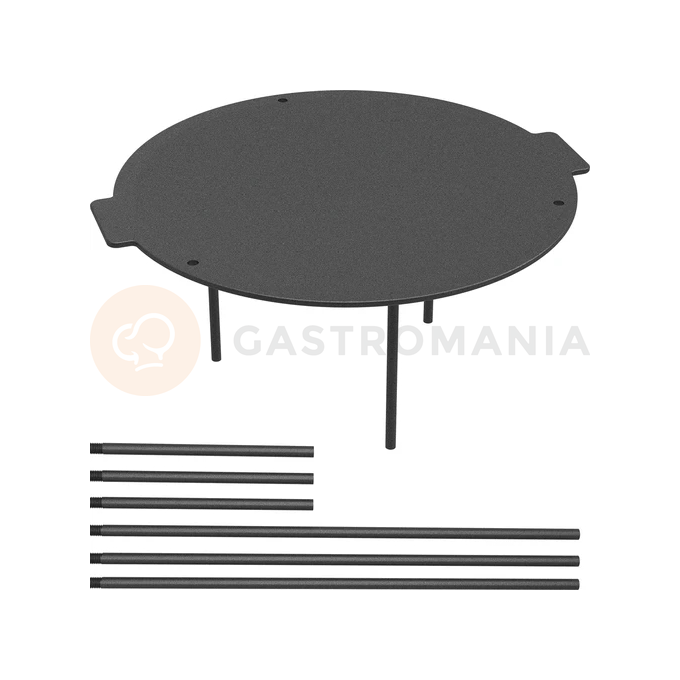Patelnia grillowa, żeliwna, fi 44 cm | BROWIN, 330505