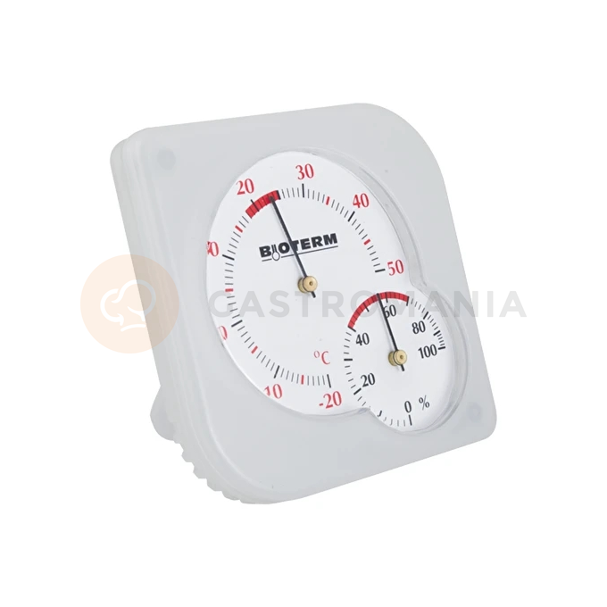 Termometr wewnętrzny bimetaliczny z higrometrem (-20st. C do +50st. C) mix | BIOTERM, 014800