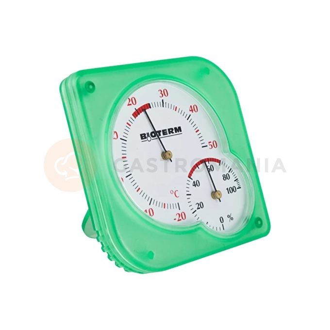 Termometr wewnętrzny bimetaliczny z higrometrem (-20st. C do +50st. C) mix | BIOTERM, 014800