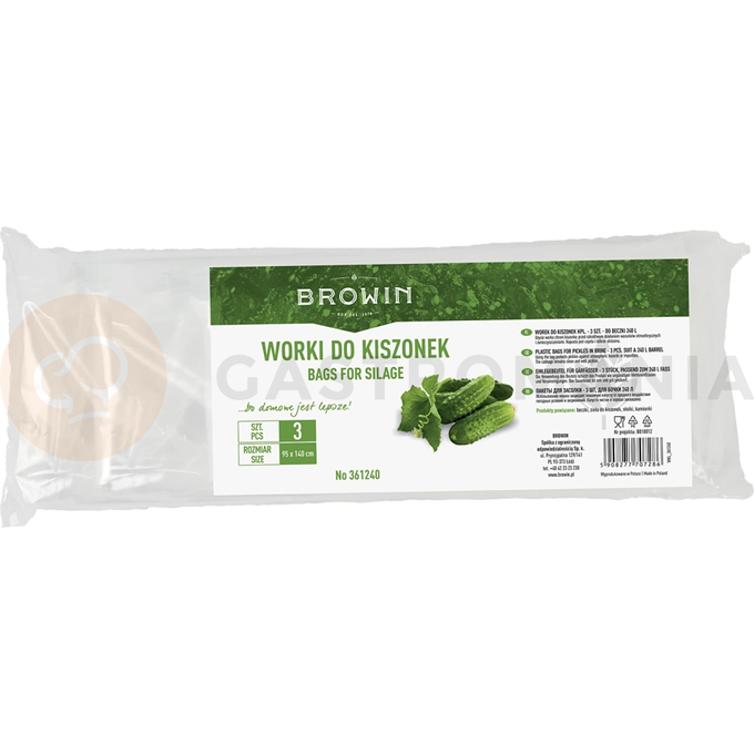Worek do kiszonek - do beczki 240 l - 3 szt. | BROWIN, 361240