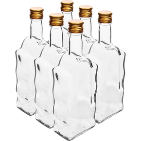 Butelka Klasztorna 500 ml, z zakrętką, biała - 6 szt. | BROWIN, 631492