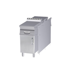 Maskownica boczna do wyspy grzewczej RM 600 + RM 600 - 120 cm | RM GASTRO, TMA-66