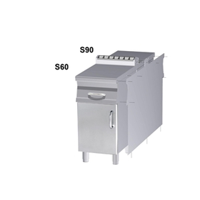 Maskownica boczna do wyspy grzewczej RM 600 + RM 900 - 150 cm | RM GASTRO, TMA-69DX