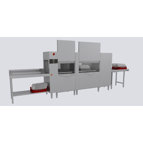 Zmywarka tunelowa, 270 koszy/h, moduł przedmycia, 2819x770x1588 mm | RM GASTRO, A 270 W ABT RX