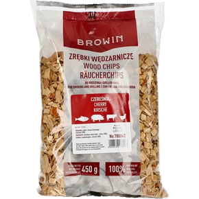 Zrębki do wędz/grill CZEREŚNIA - 450g kl.10 | BROWIN, 780842