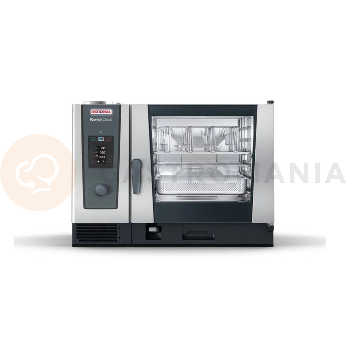 Piec konwekcyjno-parowy 1072x1042x804 mm, elektryczny | RATIONAL, iCombi Classic 6-2/1