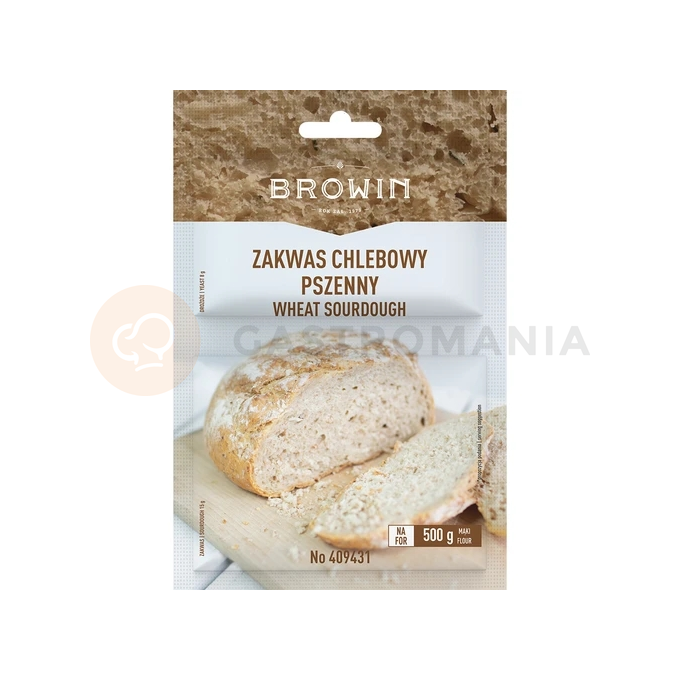 Zakwas chlebowy pszenny z drożdżami - 23 g | BROWIN, 409431