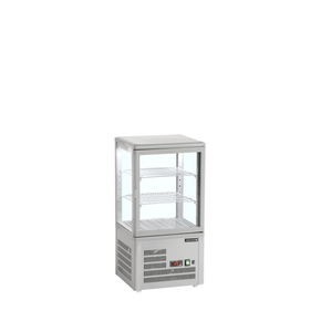 Mała witryna chłodnicza nablatowa | TEFCOLD, UPD 60 GREY