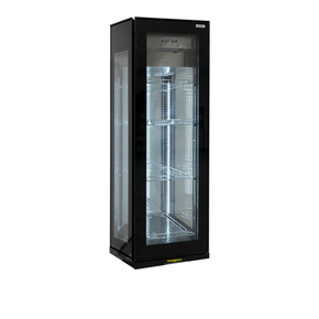 Witryna chłodnicza cukiernicza, czarna | NORDLINE, RT 400L-2 Black