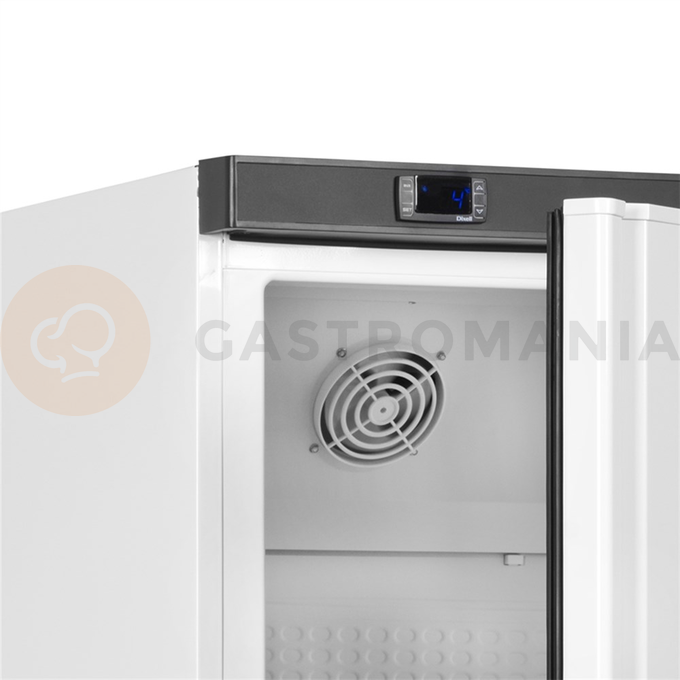 Szafa chłodnicza ze szklanymi drzwiami, biała | TEFCOLD, UR 600 G