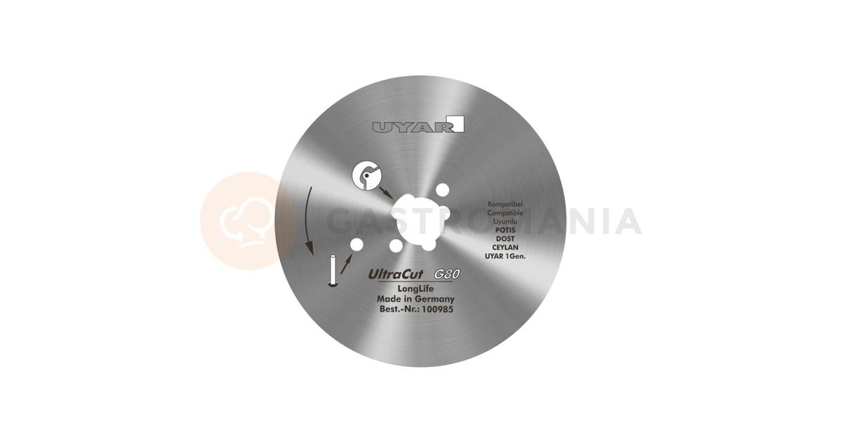 Coltello Circolare Gastronics Per DOST 90 Mm Dentato Coltello - Foto 2