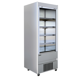 Witryna chłodnicza z wysuwaną roletą zabezpieczającą | TEFCOLD, MCX 90 M