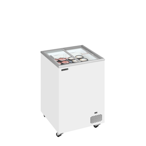 Zamrażarka skrzyniowa ze szklaną płaską pokrywą | TEFCOLD, IC 101 SC
