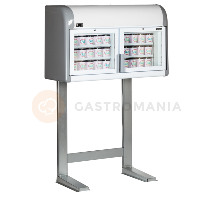 Dwudrzwiowa zamrażarka ścienna na nóżkach | TEFCOLD, MTF Mini