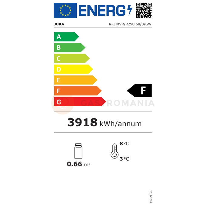 Witryna chłodnicza odpowiednia do sklepów i supermarketów | JUKA, Varna 60/60 mini