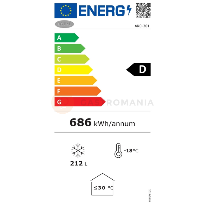 Zamrażarka skrzyniowa z przesuwną płaską pokrywą i cyfrowym termostatem z termometrem | BYFAL, ARO 301/2 White Edge