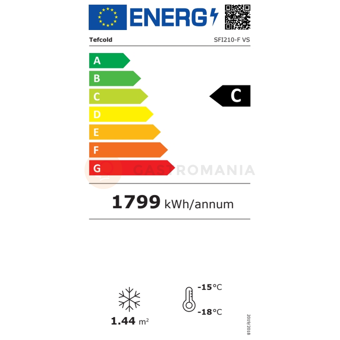 Zamrażarka wyspowa do supermarketów i sklepów spożywczych | TEFCOLD, SFI 210 F VS