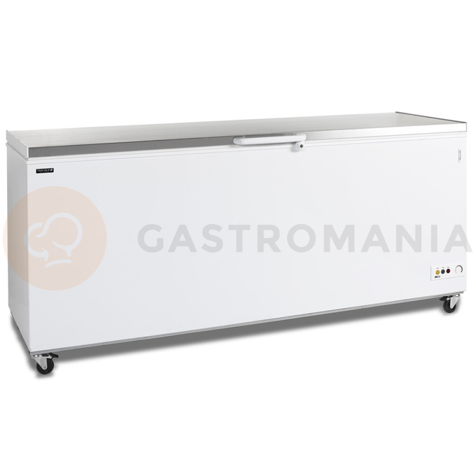 Zamrażarka z pokrywą ze stali nierdzewnej | TEFCOLD, CF700S SL