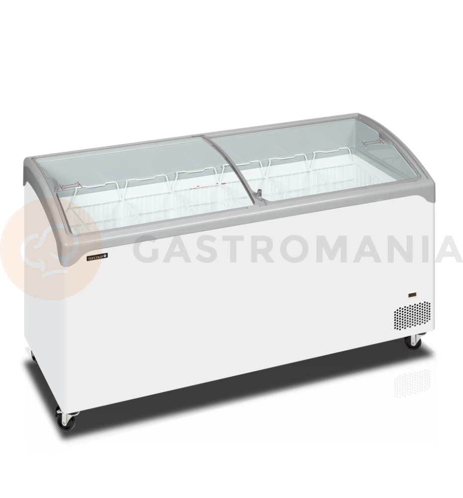 Zamrażarka skrzyniowa z zaokrągloną szklaną pokrywą | TEFCOLD, NIC